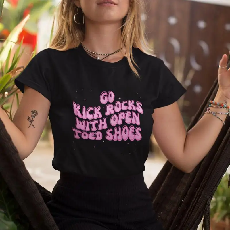 Men Shoes Quotes - Go Kick Rocks With Open Toed
