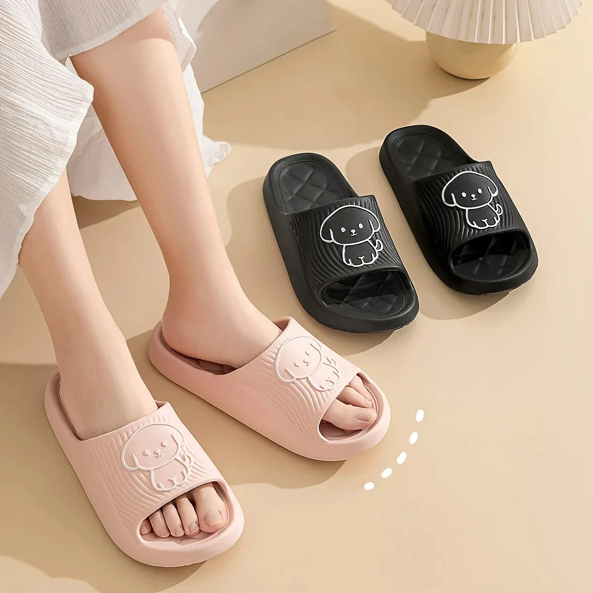 Cute Carton Slippers Bathroom  - Flip Flop Beach Men ulasan dan harga