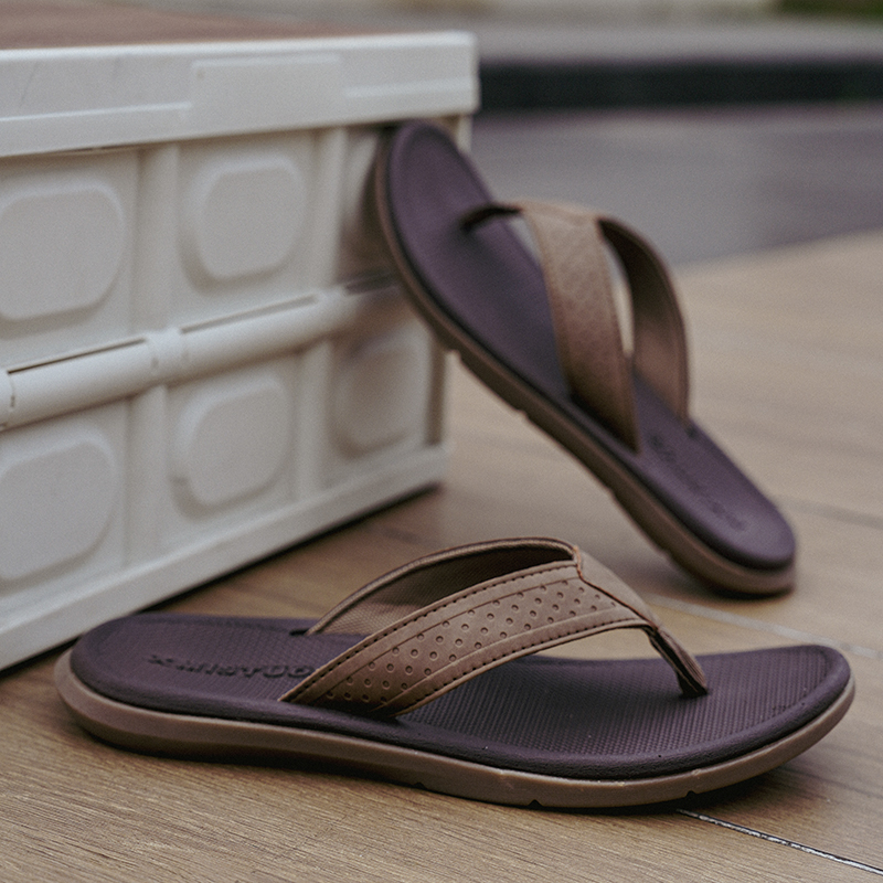 Men's Summer Retro-Style Thick - Flip Flop Beach Men ulasan dan harga