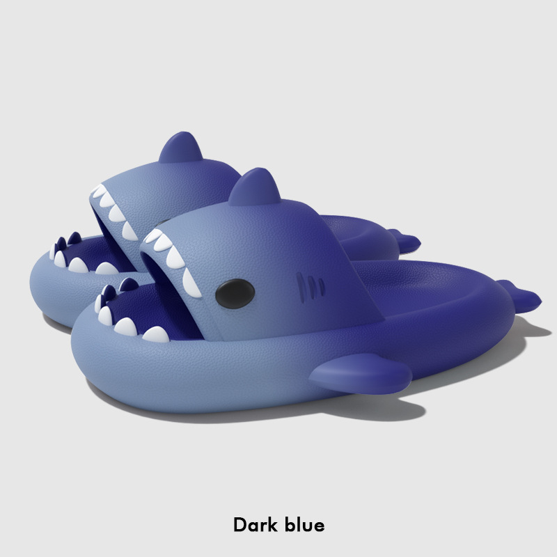 Cute Cartoon Shark Slippers Fo - Men'S Shoes Slip On ulasan dan harga