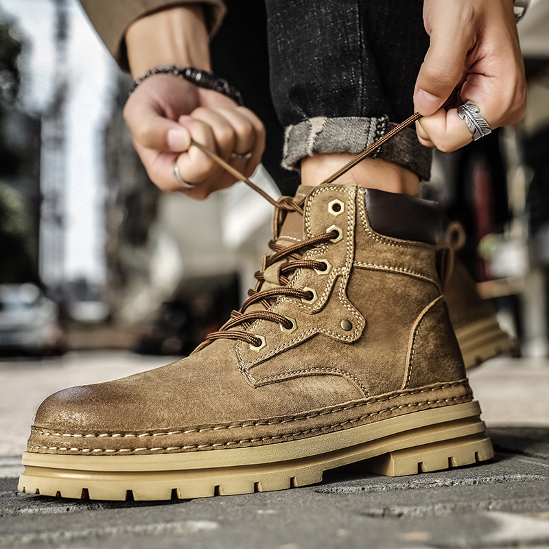 Men's Fashion Spring Platform  - Men'S Shoes For Work ulasan dan harga