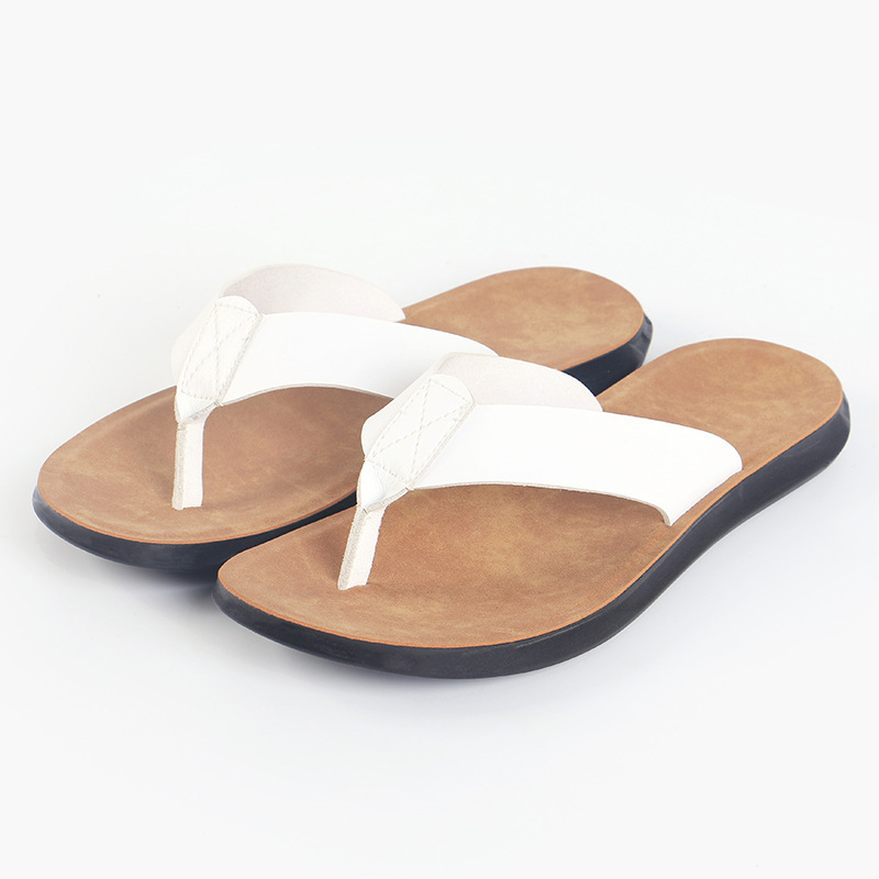 38-47 New Italian Leather Flip - Flip Flop Beach Men ulasan dan harga