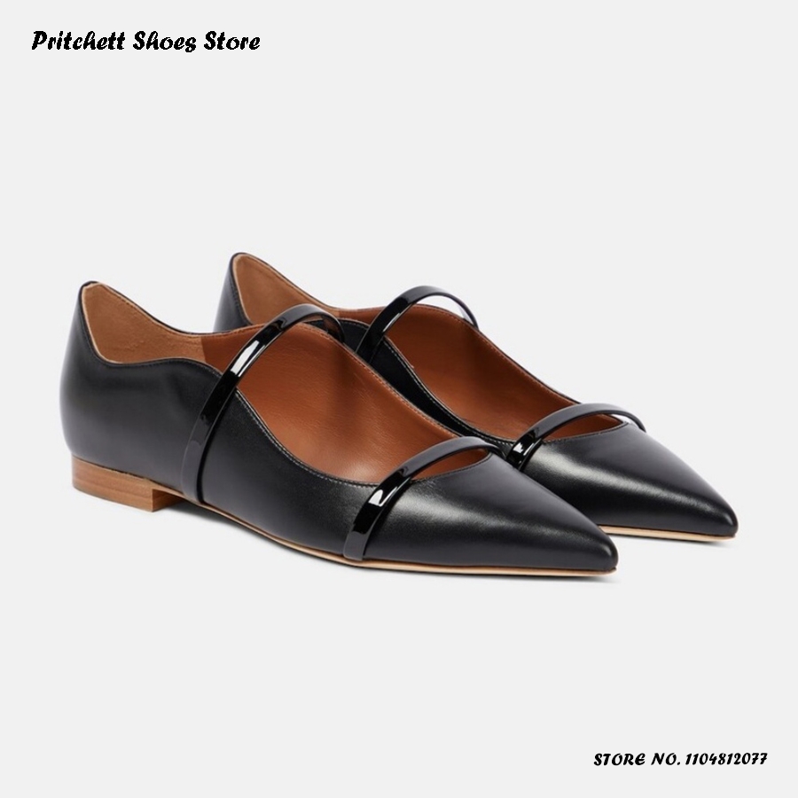 Women's Dual-straps Leather Ba - Men'S Shoes Slip On ulasan dan harga