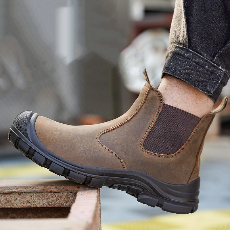 large size men's fashion steel - Men'S Shoes For Work ulasan dan harga