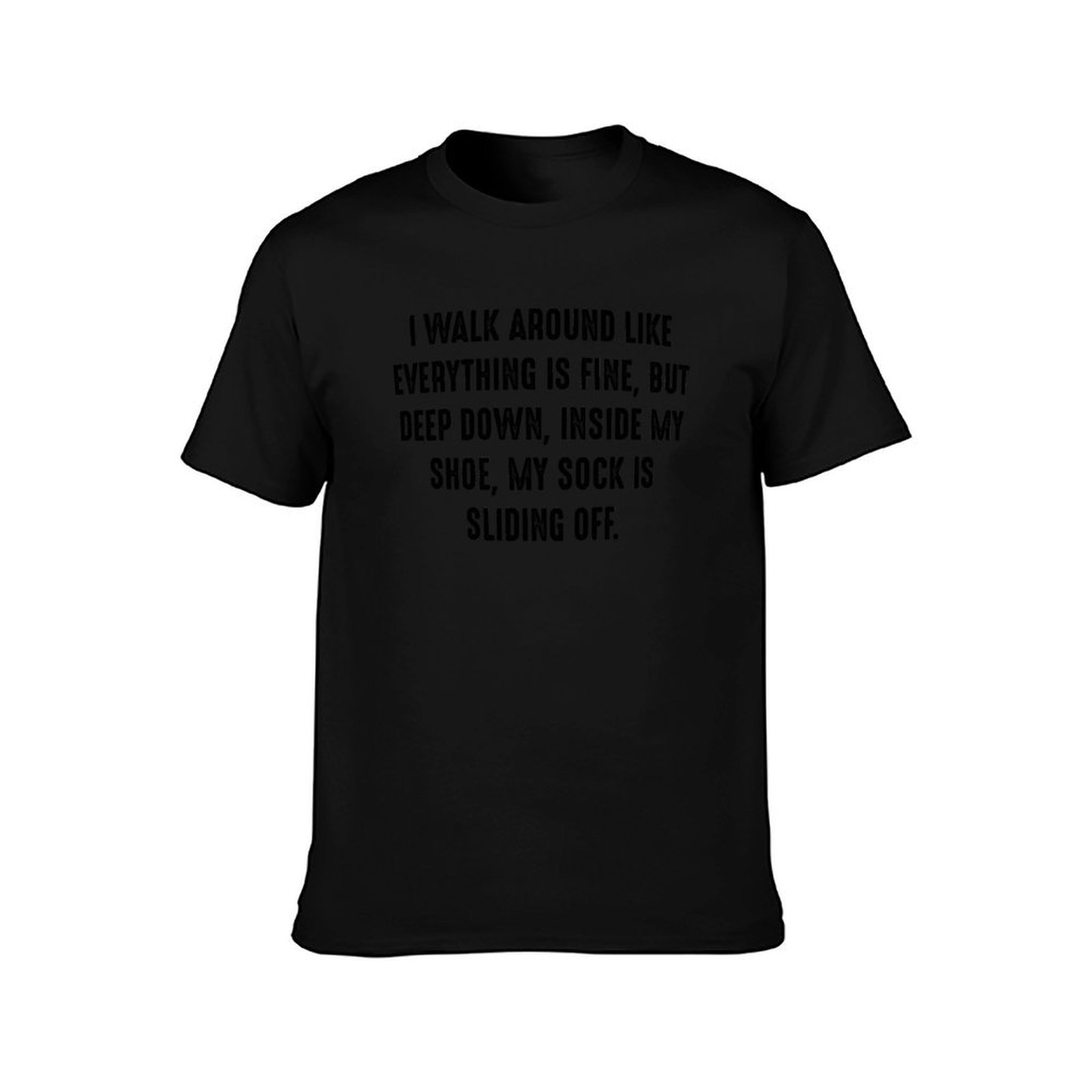 Funny Quote 6 - I walk around  - Men Shoes Quotes ulasan dan harga