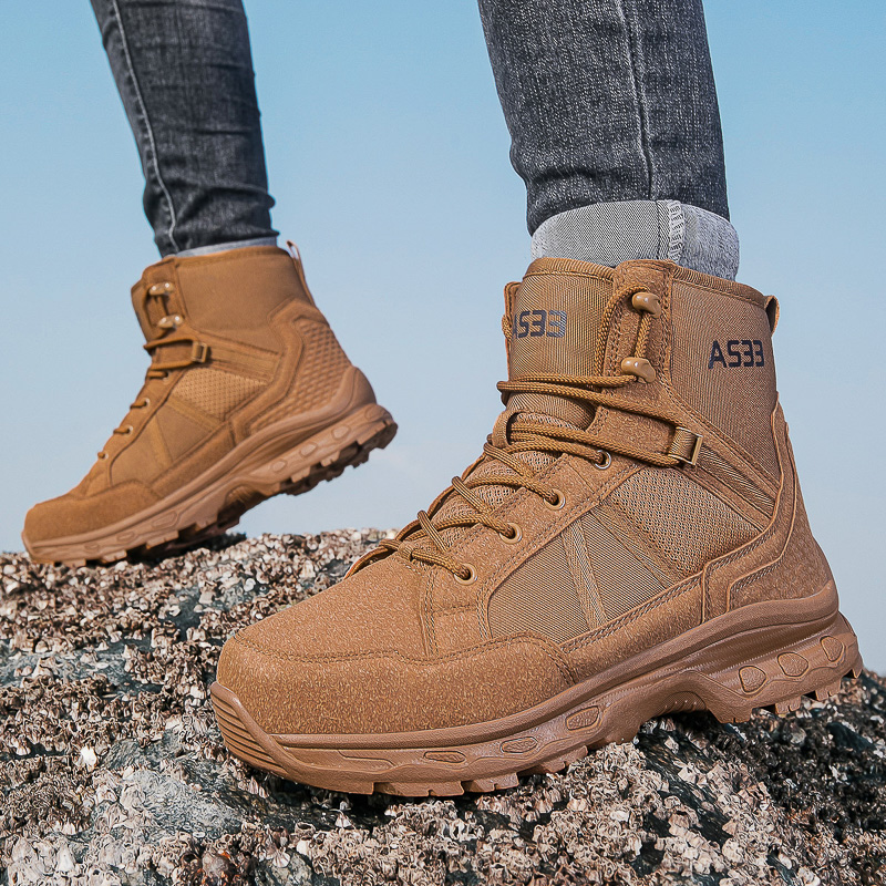 Men's Military Tactical Boots  - Men'S Shoes For Work ulasan dan harga