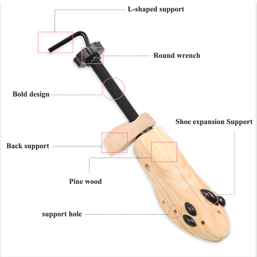 Fits Fixed Shoe Stretcher Wood - Men Shoes Eid ulasan dan harga