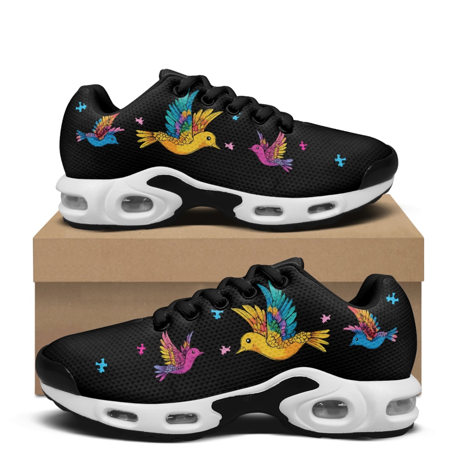 PENSTROLL Colorful Birds Quote - Men Shoes Quotes ulasan dan harga