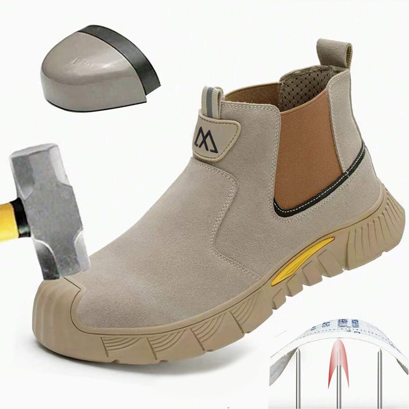 Wear Resistant Durable Steel T - Men'S Shoes For Work ulasan dan harga