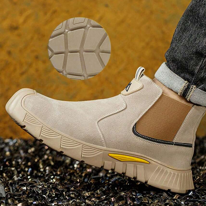 Wear Resistant Durable Steel T - Men'S Shoes For Work ulasan dan harga
