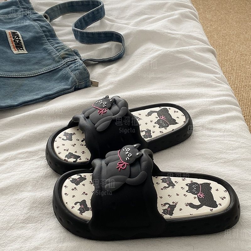 Printting Cute Bear Women Slip - Flip Flop Beach Men ulasan dan harga