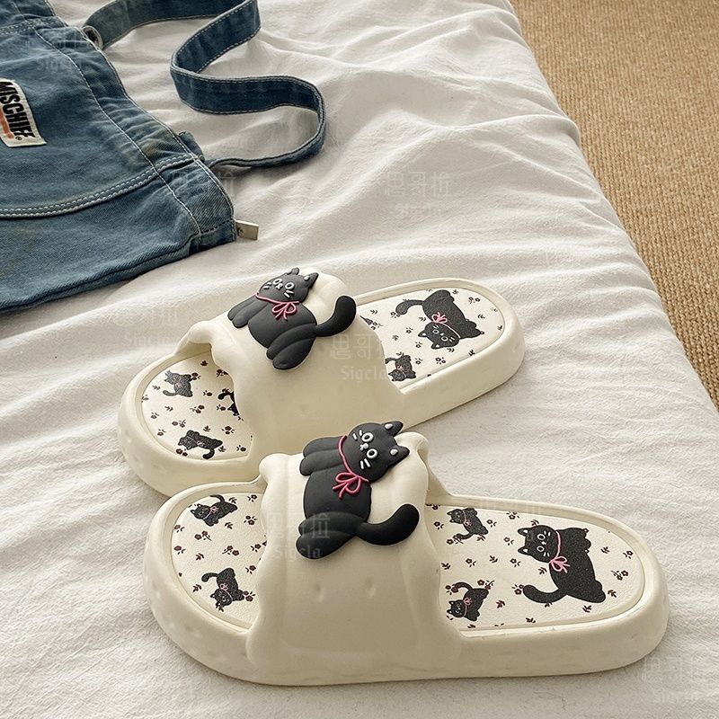 Printting Cute Bear Women Slip - Flip Flop Beach Men ulasan dan harga