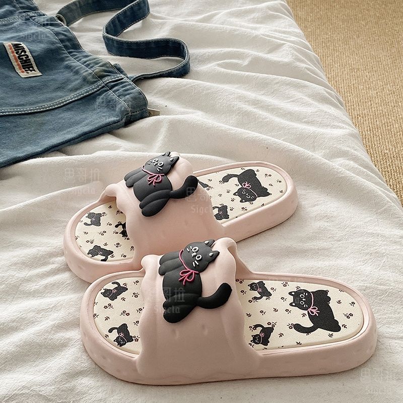 Printting Cute Bear Women Slip - Flip Flop Beach Men ulasan dan harga