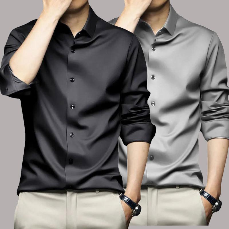 S-5XL Men's Shirt Long Sleeve  - Men Shoes Zara ulasan dan harga