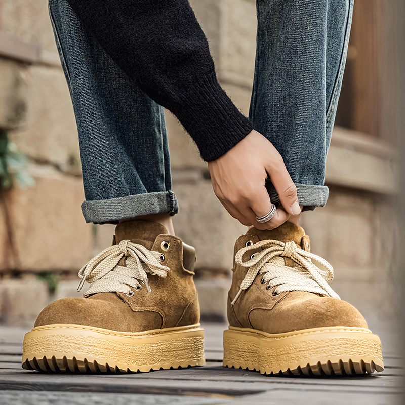 Men's high-quality suede horse - Men'S Shoes For Work ulasan dan harga