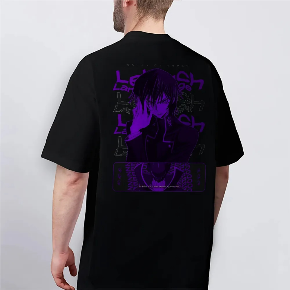 New Code Geass T-Shirt Lelouch - Men Shoes Quotes ulasan dan harga